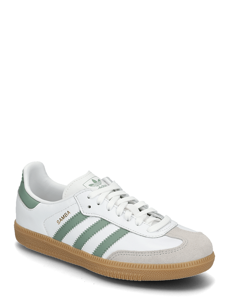 adidas Originals - SAMBA OG C - lave sneakers - ftwwht/silgrn/gum3 - 0