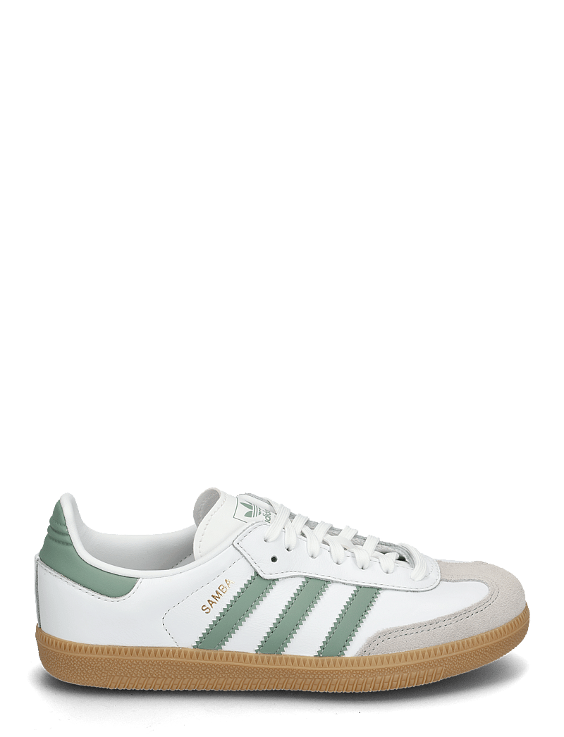 adidas Originals - SAMBA OG C - lave sneakers - ftwwht/silgrn/gum3 - 1