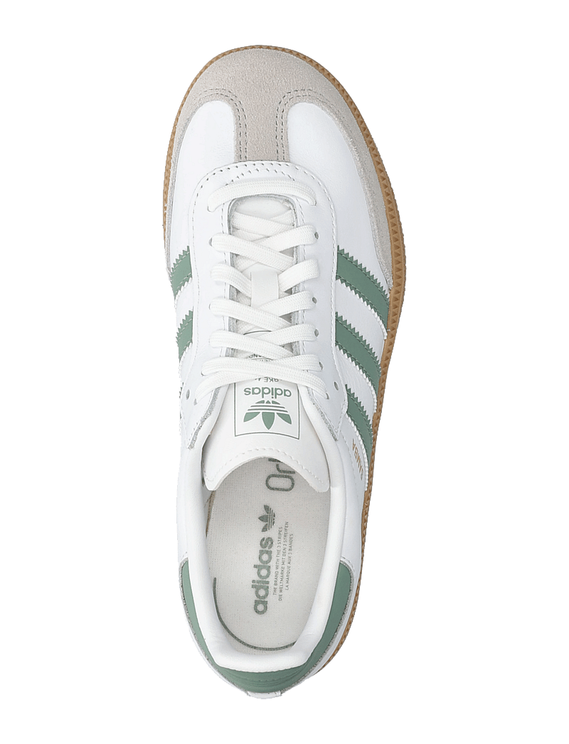 adidas Originals - SAMBA OG C - lave sneakers - ftwwht/silgrn/gum3 - 3