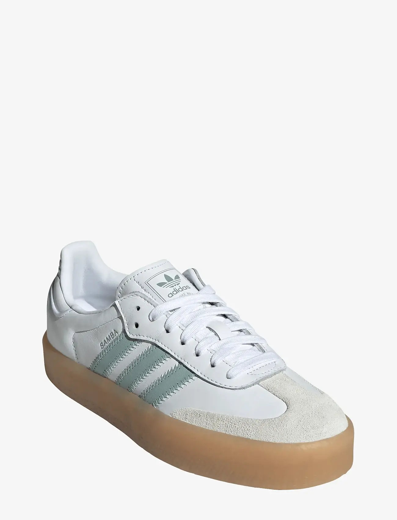 adidas Originals - SAMBAE W - niedrige sneakers - ftwwht/wonblu/owhite - 0