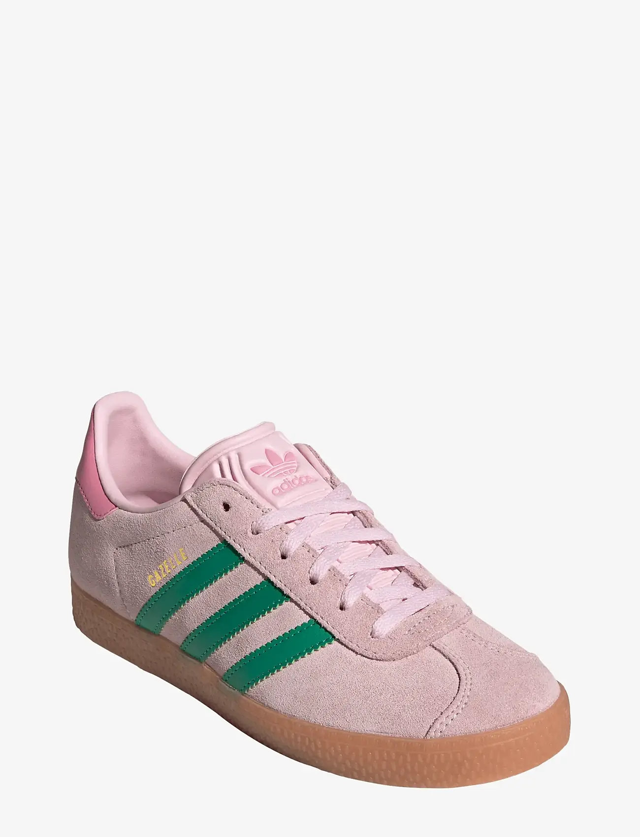adidas Originals - GAZELLE J - niedriger schnitt - clpink/cougrn/blipnk - 0