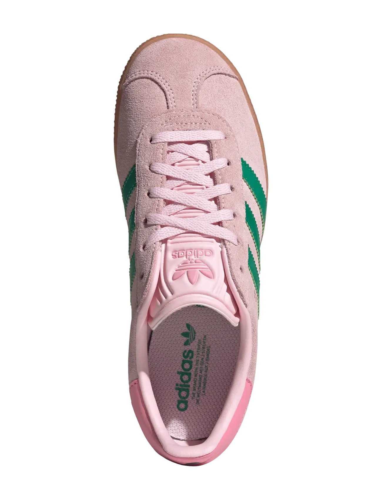 adidas Originals - GAZELLE J - laisvalaikio batai žemu aulu - clpink/cougrn/blipnk - 4