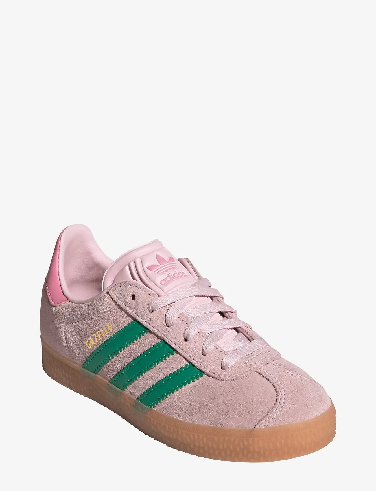 adidas Originals - GAZELLE C - niedriger schnitt - clpink/cougrn/blipnk - 0