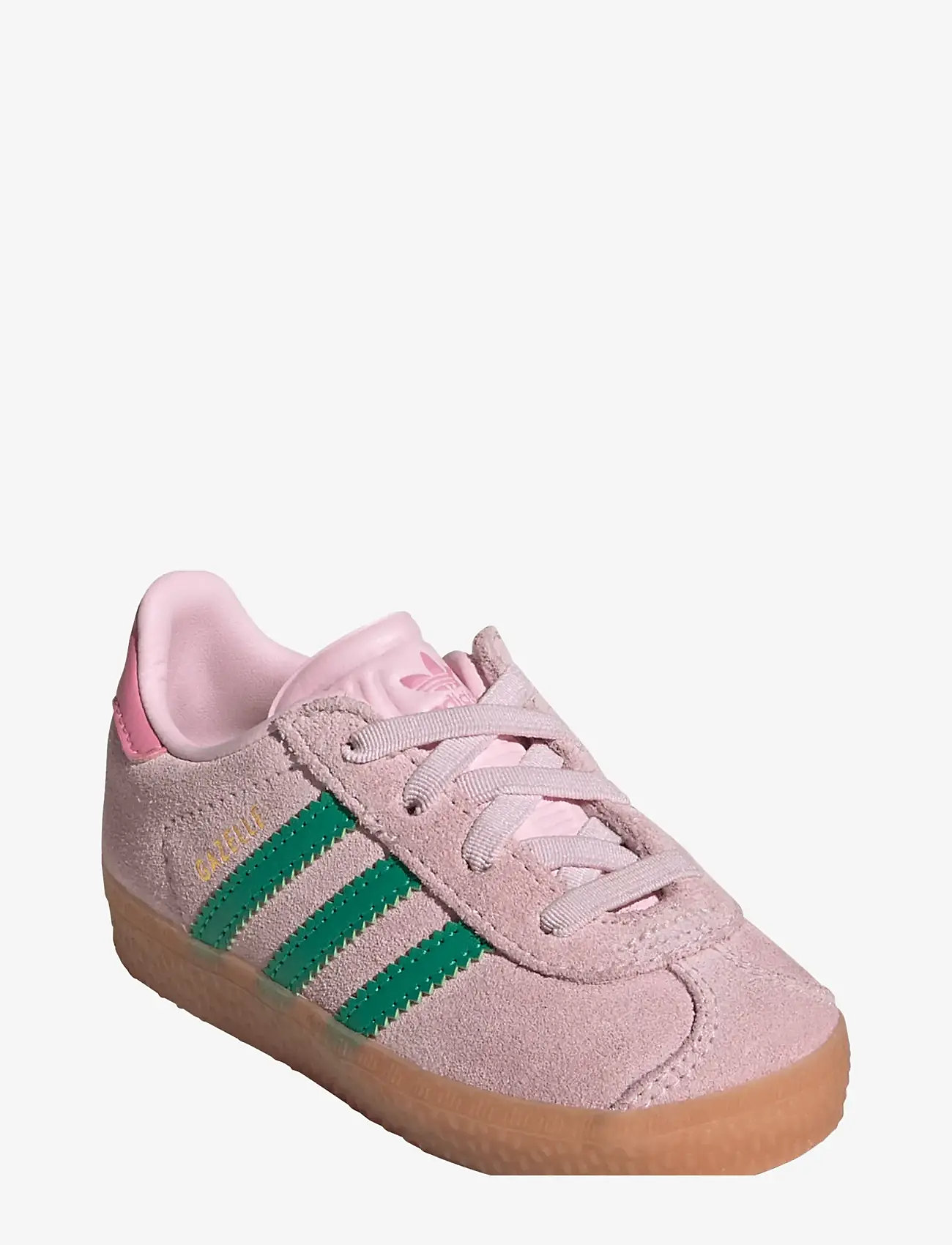 adidas Originals - GAZELLE CF EL I - lave sneakers - clpink/cougrn/blipnk - 1