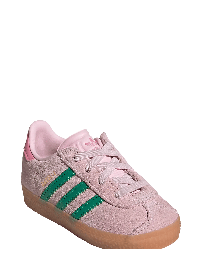 adidas Originals - GAZELLE CF EL I - lave sneakers - clpink/cougrn/blipnk - 1