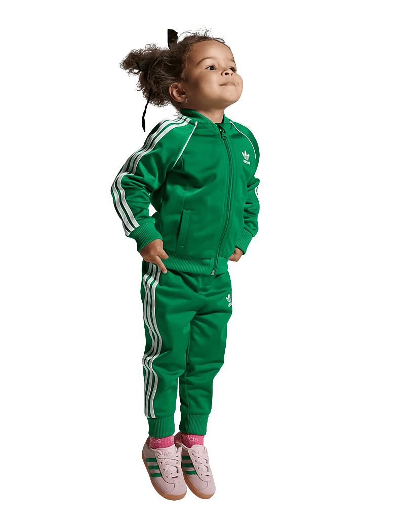 adidas Originals - GAZELLE CF EL I - lave sneakers - clpink/cougrn/blipnk - 0