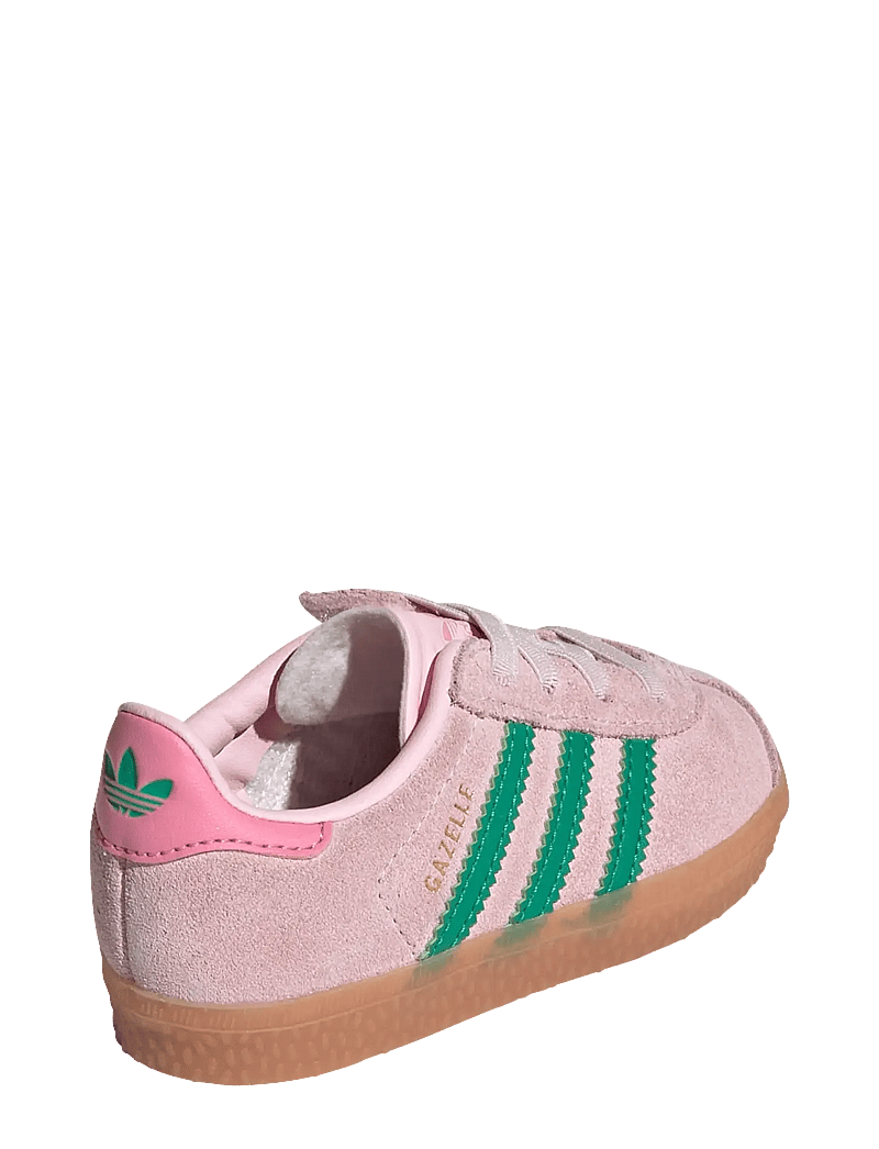 adidas Originals - GAZELLE CF EL I - lave sneakers - clpink/cougrn/blipnk - 4
