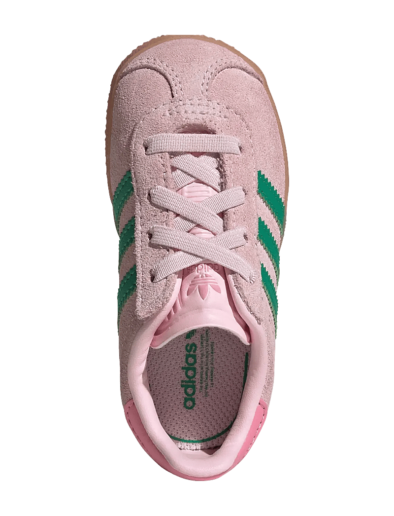 adidas Originals - GAZELLE CF EL I - lave sneakers - clpink/cougrn/blipnk - 5