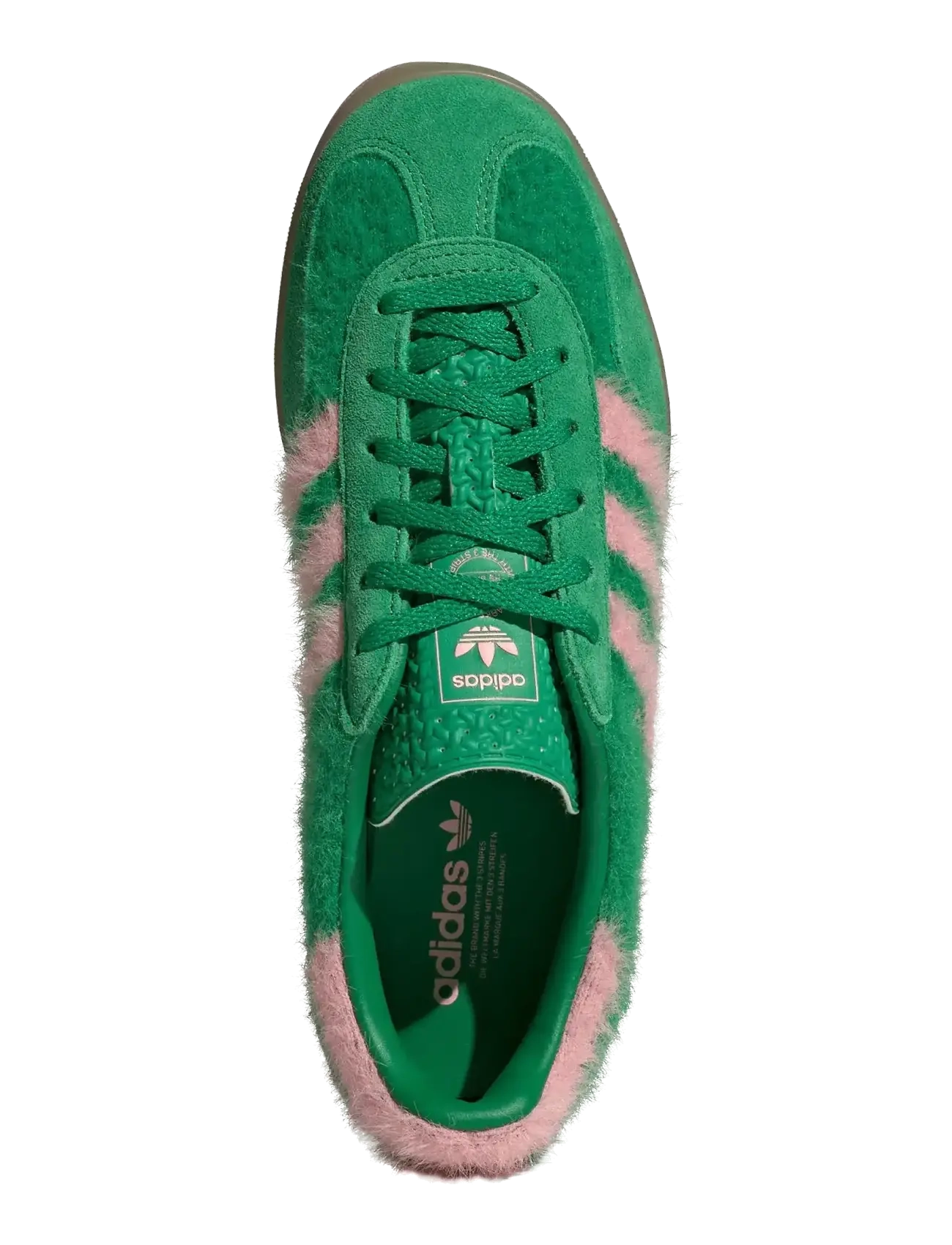 adidas Originals - GAZELLE INDOOR W - lave sneakers - green/glopnk/gum3 - 4