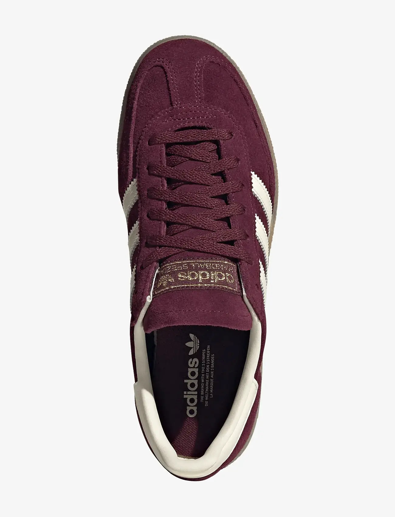 adidas Originals - HANDBALL SPEZIAL W - indoor-sportschuhe - maroon/crewht/goldmt - 4
