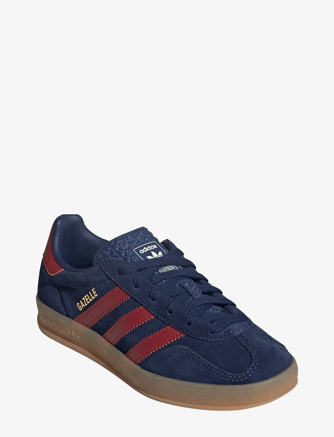 adidas Originals - GAZELLE INDOOR J - matalavartiset tennarit - dkblue/tmvire/ftwwht - 0