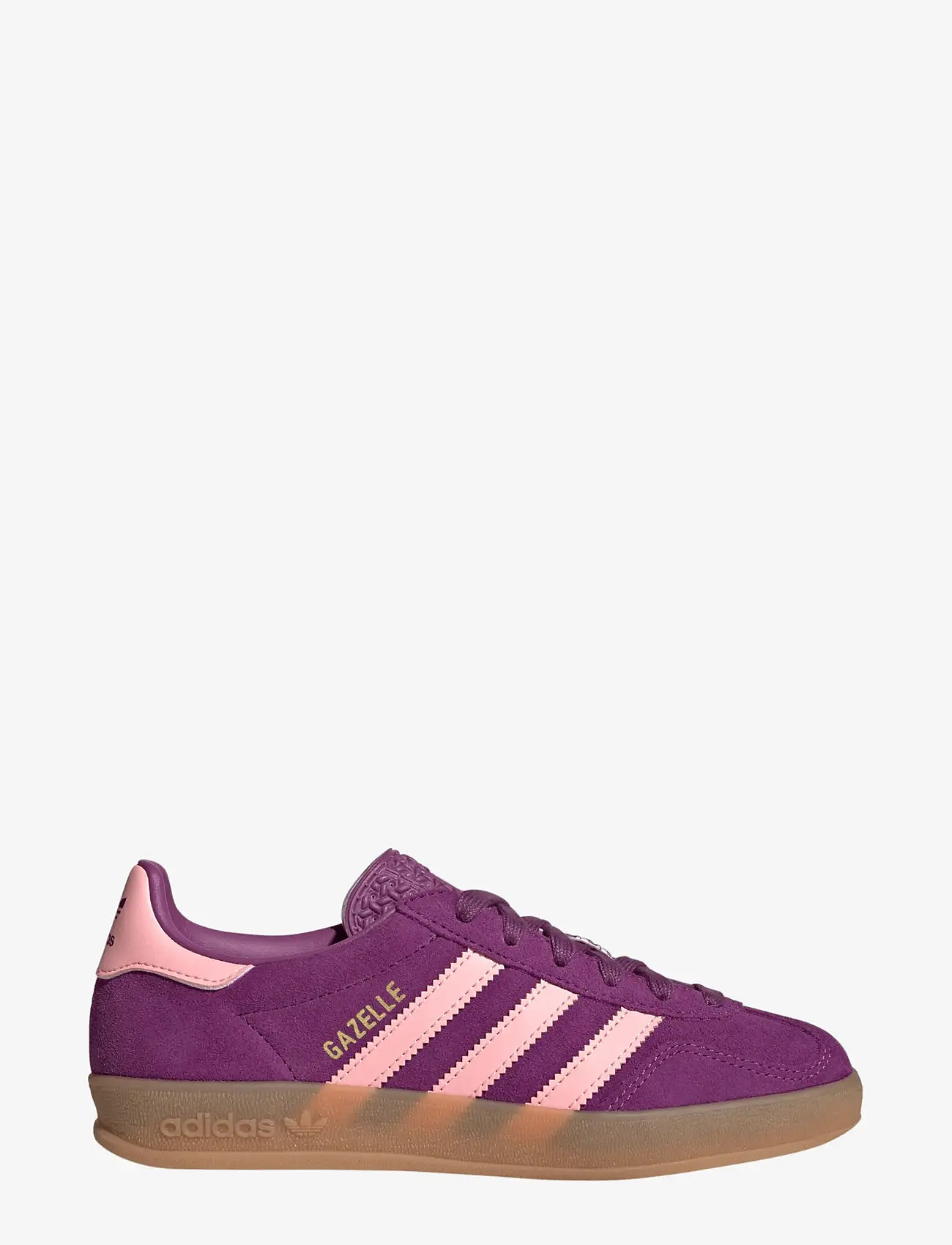 adidas Originals - GAZELLE INDOOR J - låga sneakers - ricmau/glopnk/ftwwht - 1
