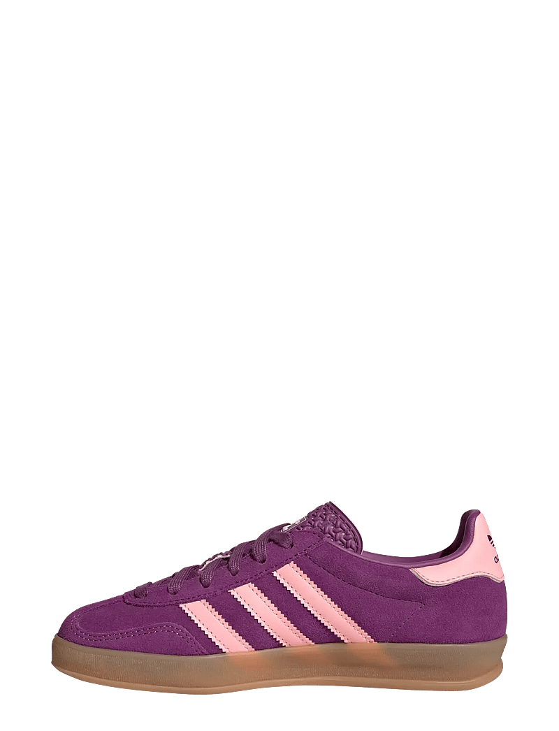 adidas Originals - GAZELLE INDOOR J - låga sneakers - ricmau/glopnk/ftwwht - 2