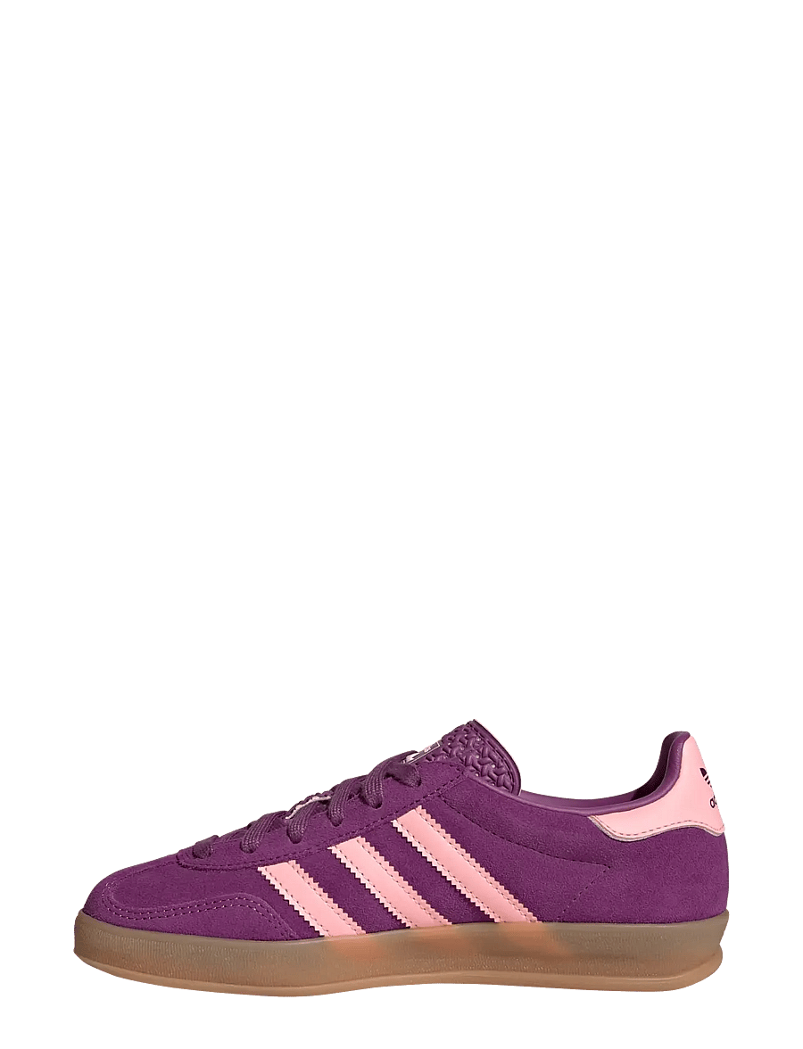adidas Originals - GAZELLE INDOOR J - lave sneakers - ricmau/glopnk/ftwwht - 2