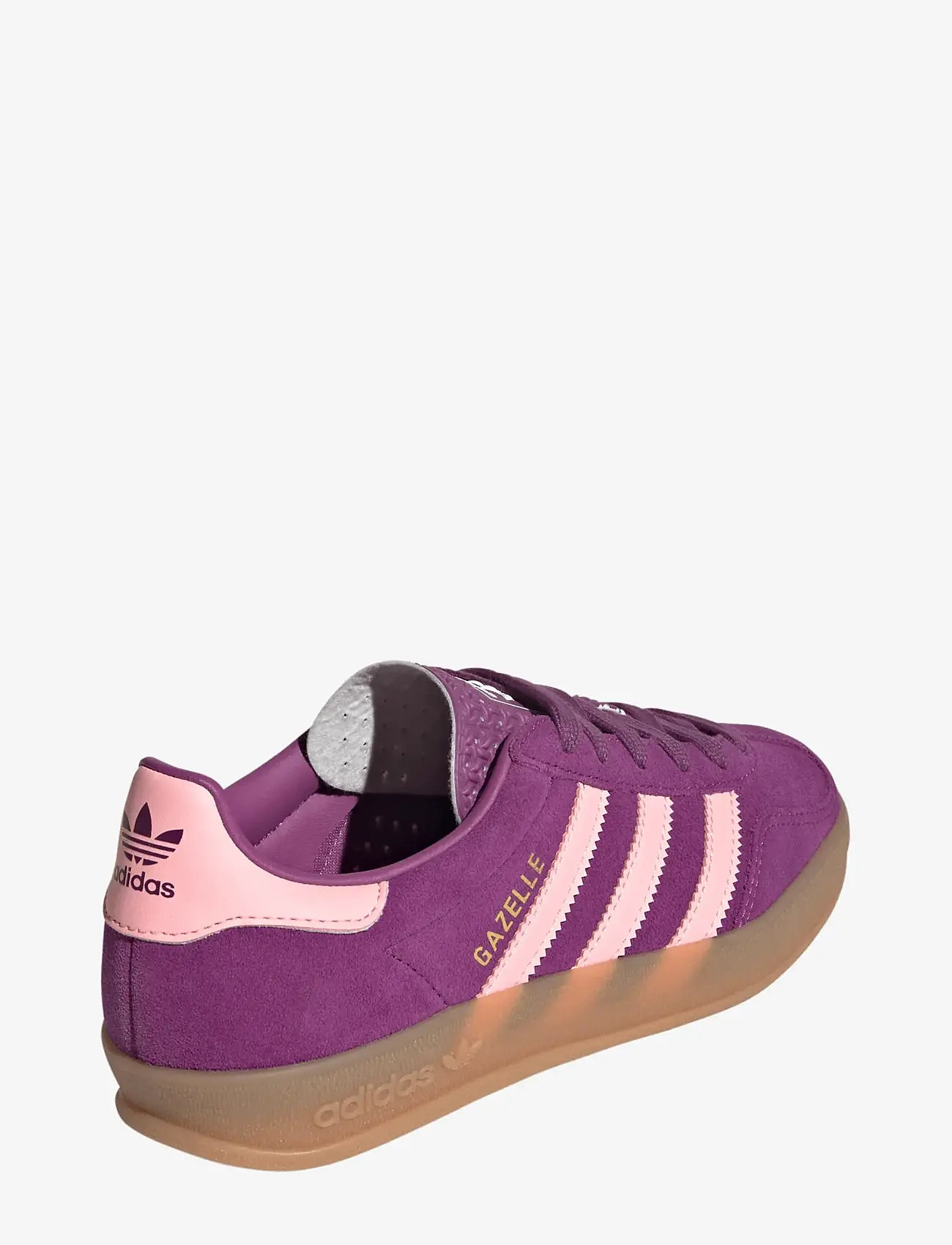 adidas Originals - GAZELLE INDOOR J - låga sneakers - ricmau/glopnk/ftwwht - 3