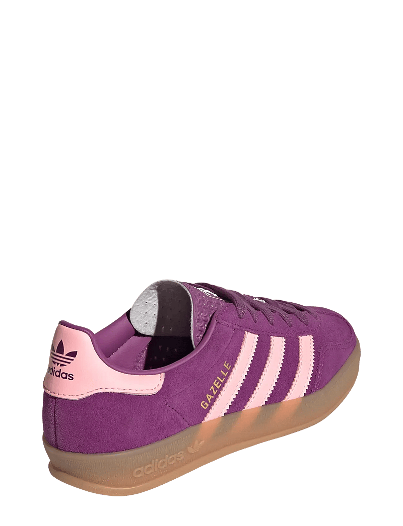 adidas Originals - GAZELLE INDOOR J - låga sneakers - ricmau/glopnk/ftwwht - 3