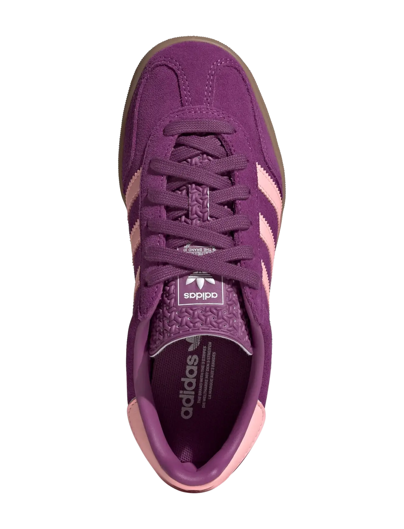 adidas Originals - GAZELLE INDOOR J - lave sneakers - ricmau/glopnk/ftwwht - 4