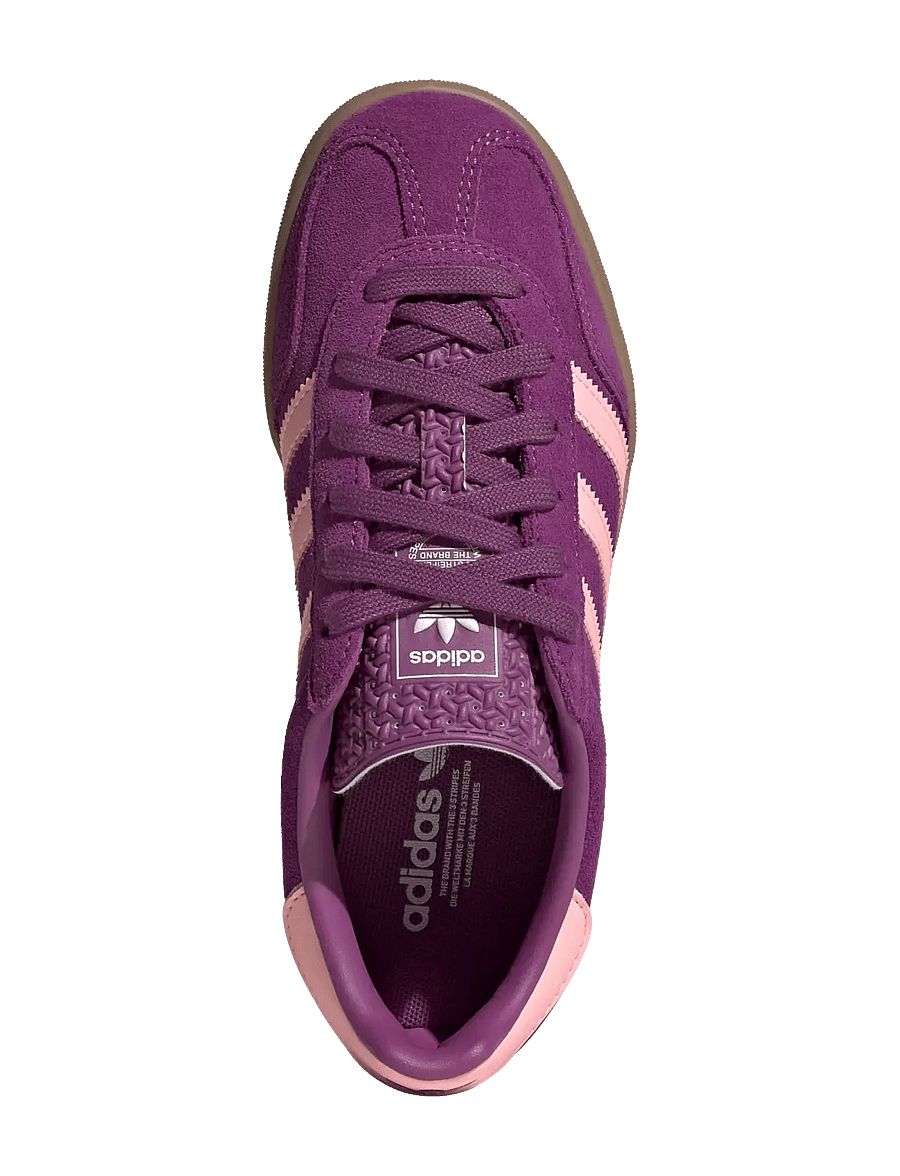 adidas Originals - GAZELLE INDOOR J - lave sneakers - ricmau/glopnk/ftwwht - 4