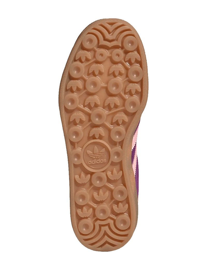 adidas Originals - GAZELLE INDOOR J - låga sneakers - ricmau/glopnk/ftwwht - 5