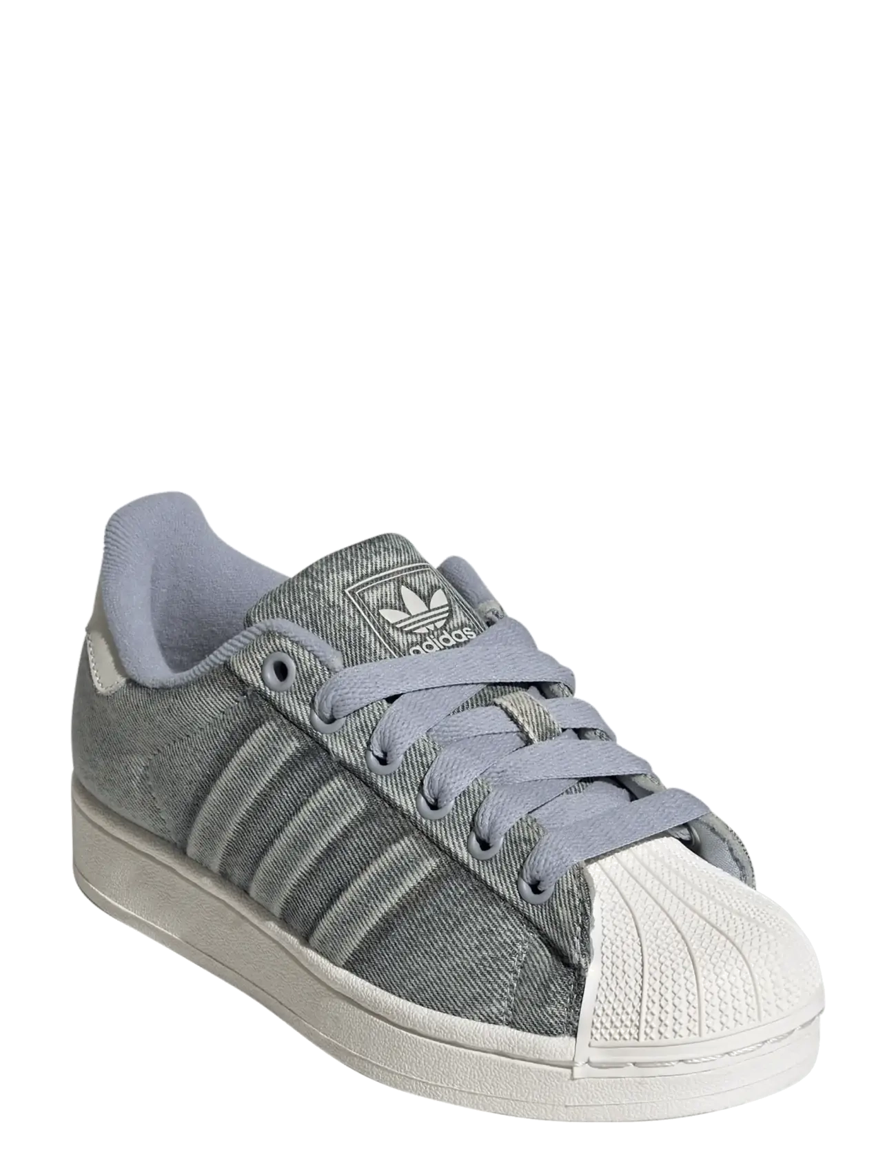 adidas Originals Superstar Ii J, Børn, Denim Superstar Sneakers, Grå, Str: 35 1/3