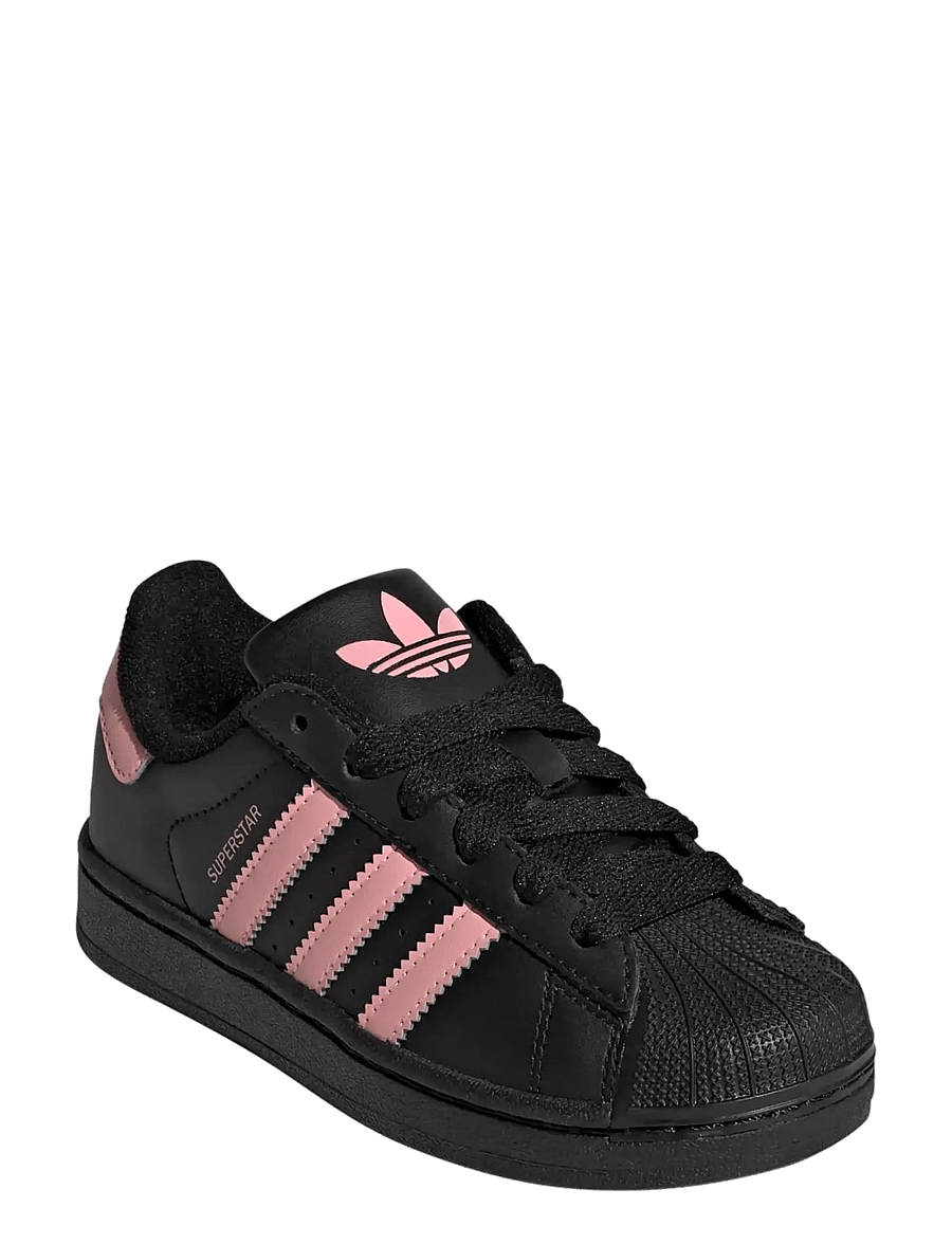 adidas Originals - SUPERSTAR II C - laag sneakers - cblack/glopnk/cblack - 0