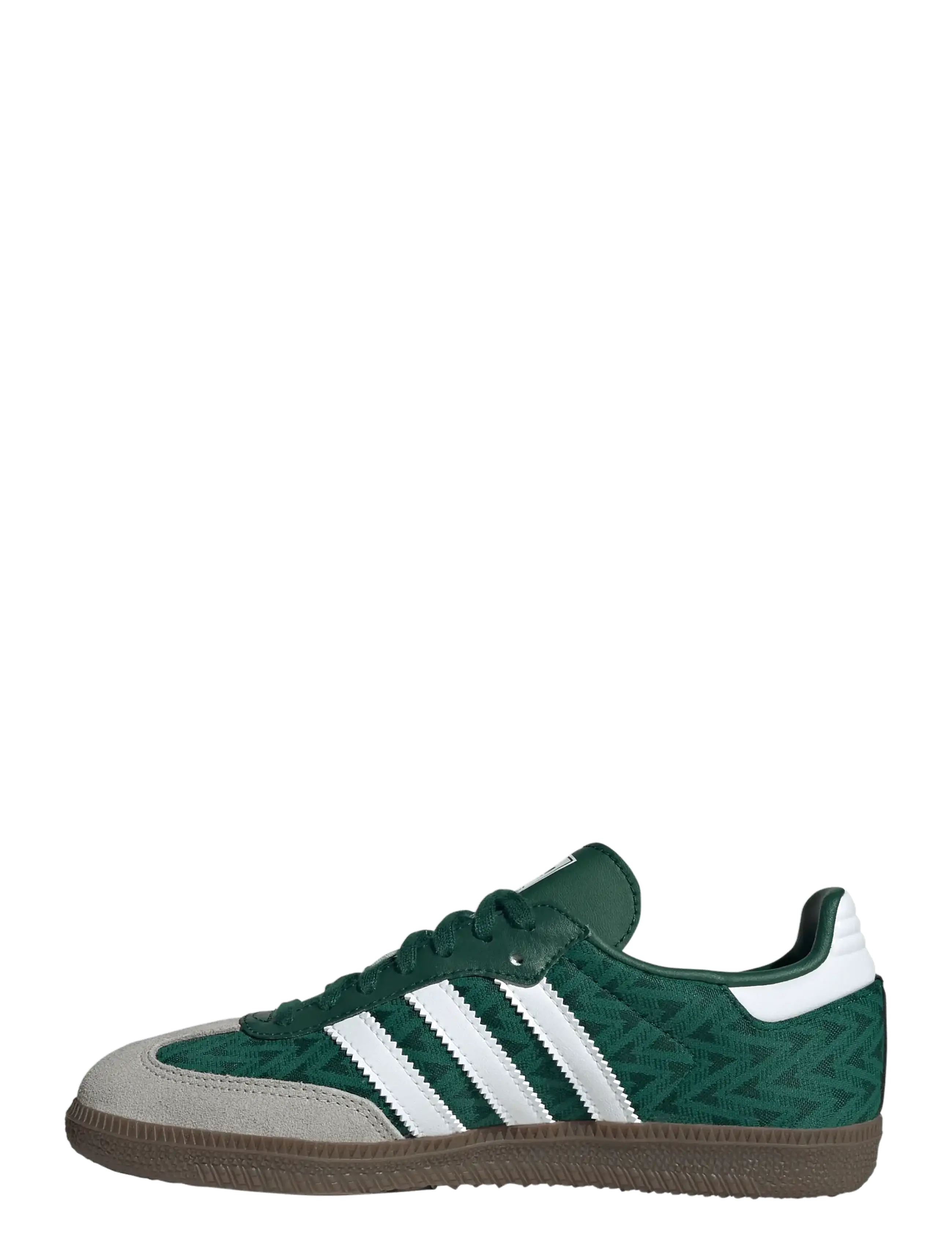 adidas Originals - SAMBA OG J - lave sneakers - cgreen/ftwwht/gum5 - 2