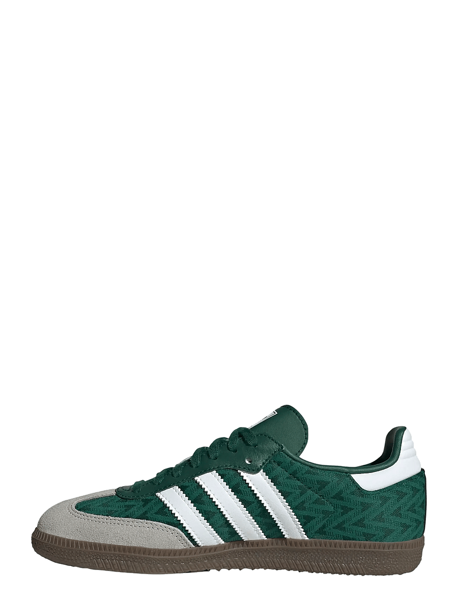 adidas Originals - SAMBA OG J - niedriger schnitt - cgreen/ftwwht/gum5 - 2