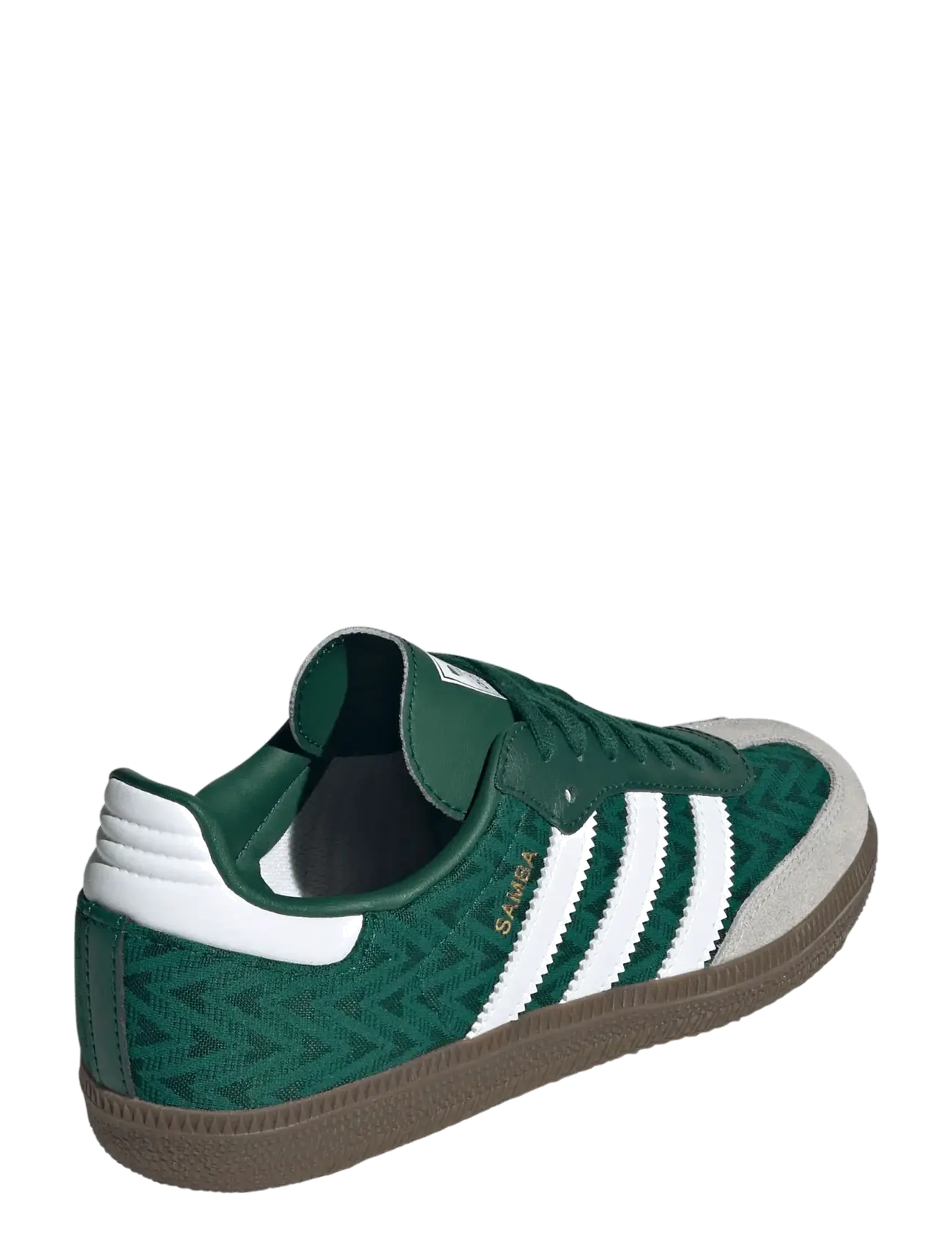 adidas Originals - SAMBA OG J - lave sneakers - cgreen/ftwwht/gum5 - 3