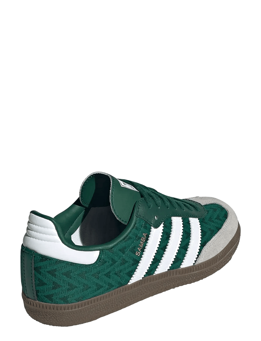 adidas Originals - SAMBA OG J - niedriger schnitt - cgreen/ftwwht/gum5 - 3