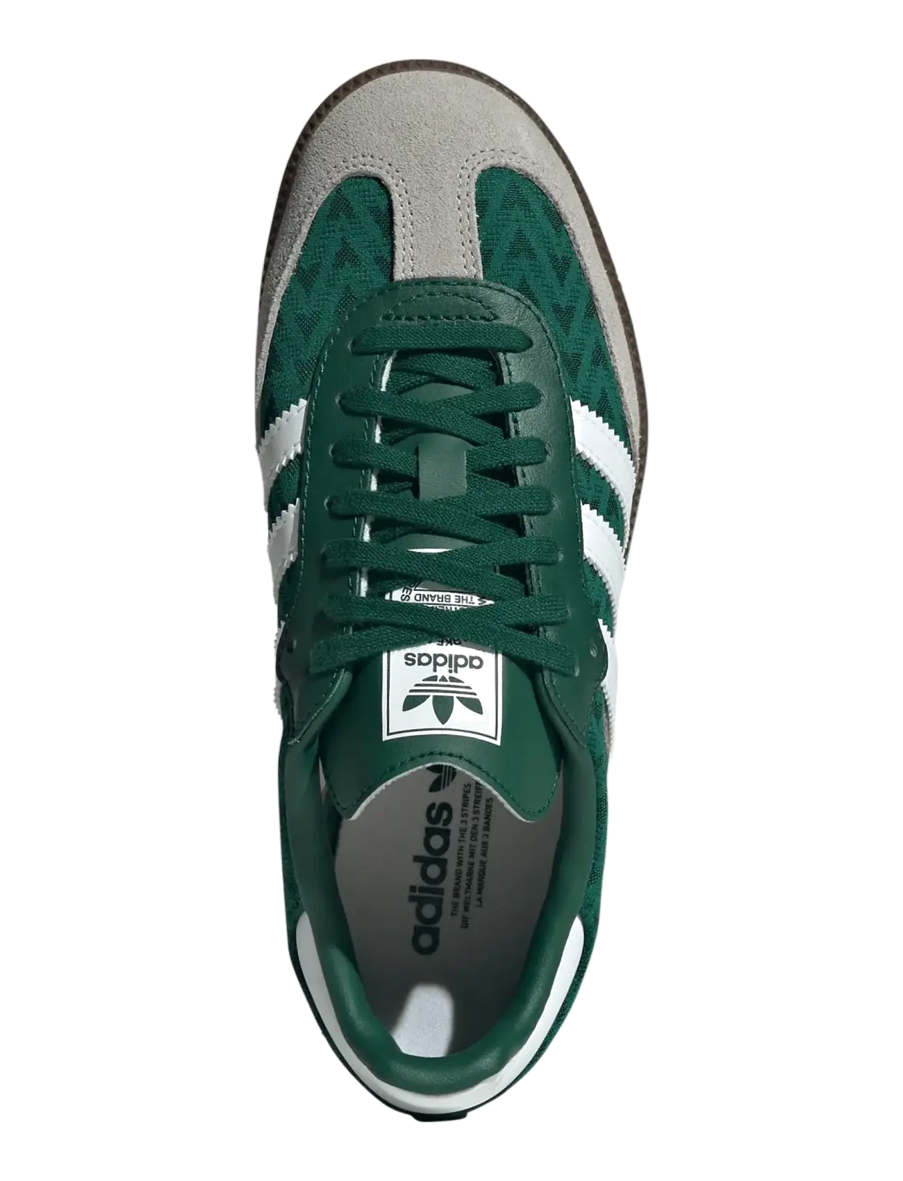 adidas Originals - SAMBA OG J - lave sneakers - cgreen/ftwwht/gum5 - 4