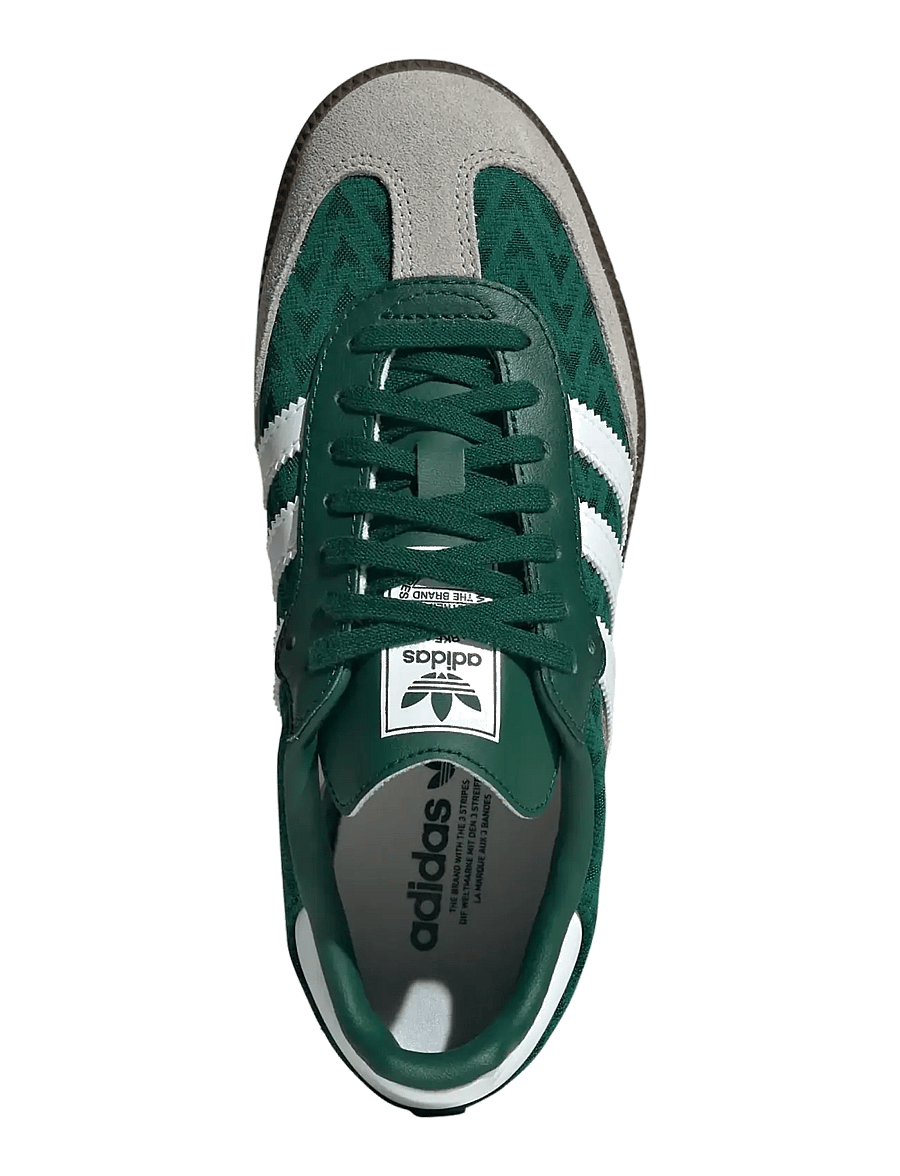 adidas Originals - SAMBA OG J - niedriger schnitt - cgreen/ftwwht/gum5 - 4