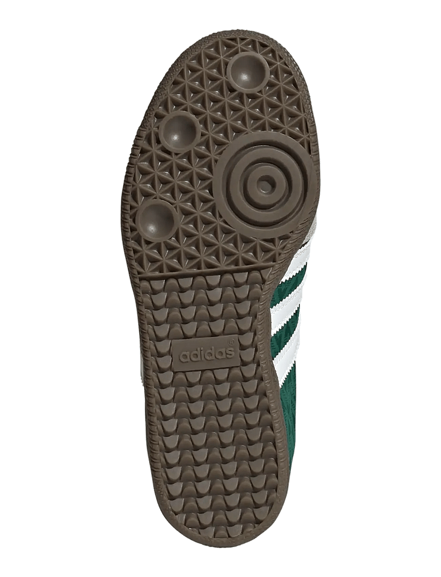 adidas Originals - SAMBA OG J - niedriger schnitt - cgreen/ftwwht/gum5 - 5