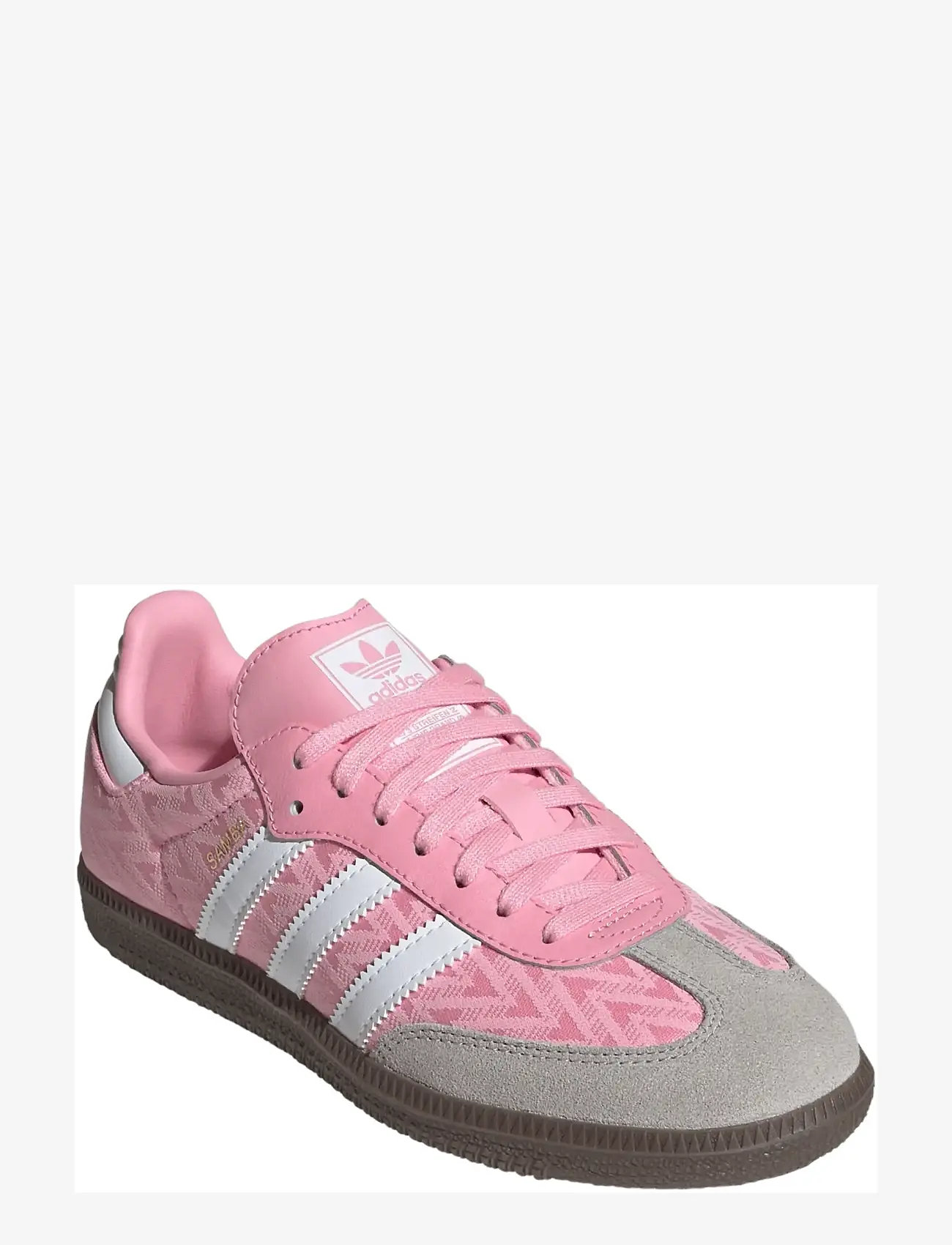 adidas Originals - SAMBA OG J - lave sneakers - ltpink/ftwwht/gum5 - 0