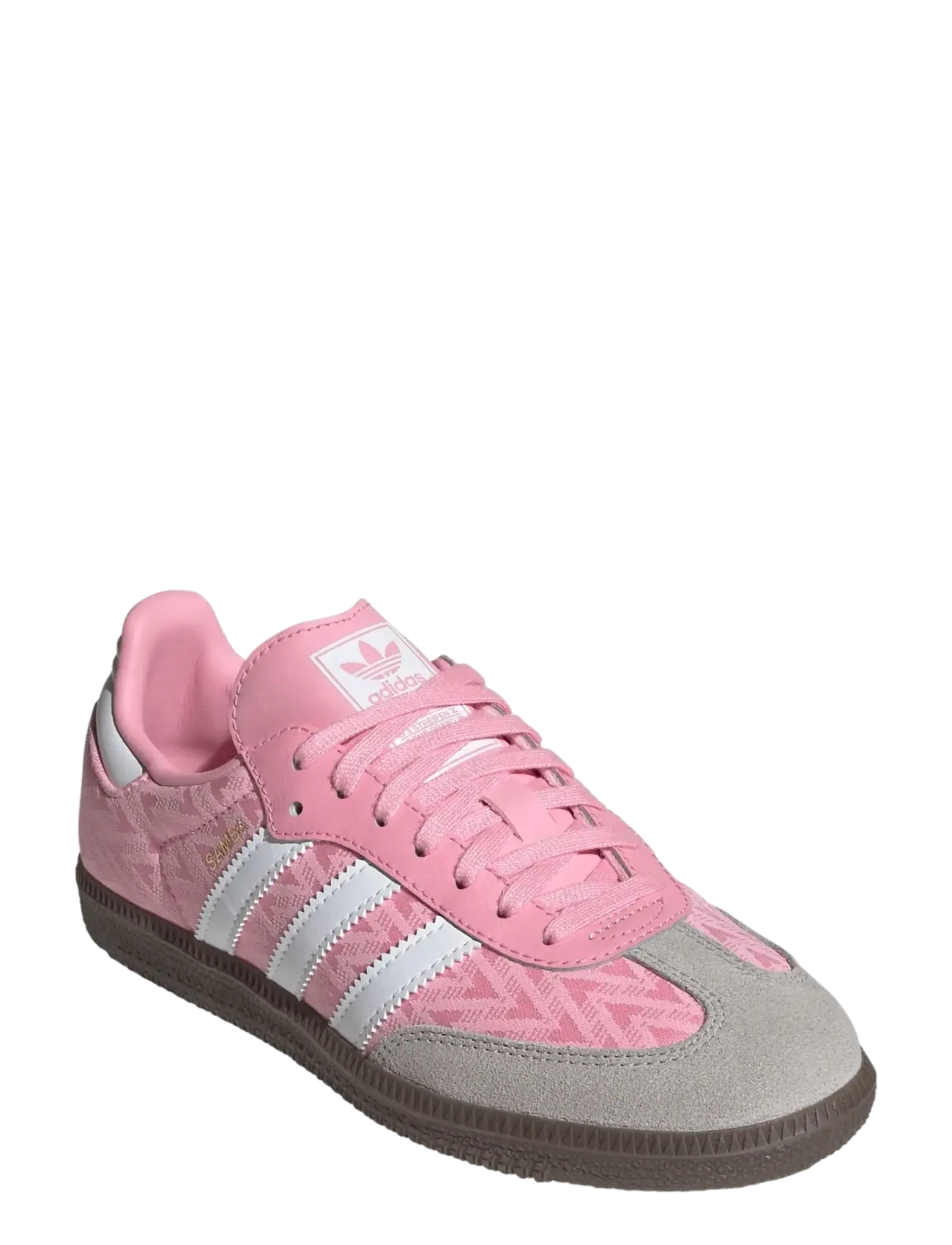 adidas Originals SAMBA OG J - Nayta Kaikki - LTPINK/FTWWHT/GUM5 / pink/rose