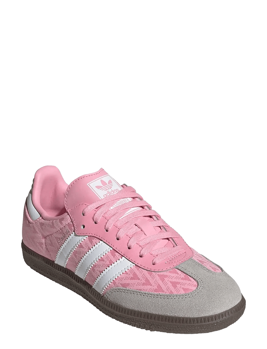 adidas Originals - SAMBA OG J - niedriger schnitt - ltpink/ftwwht/gum5 - 0