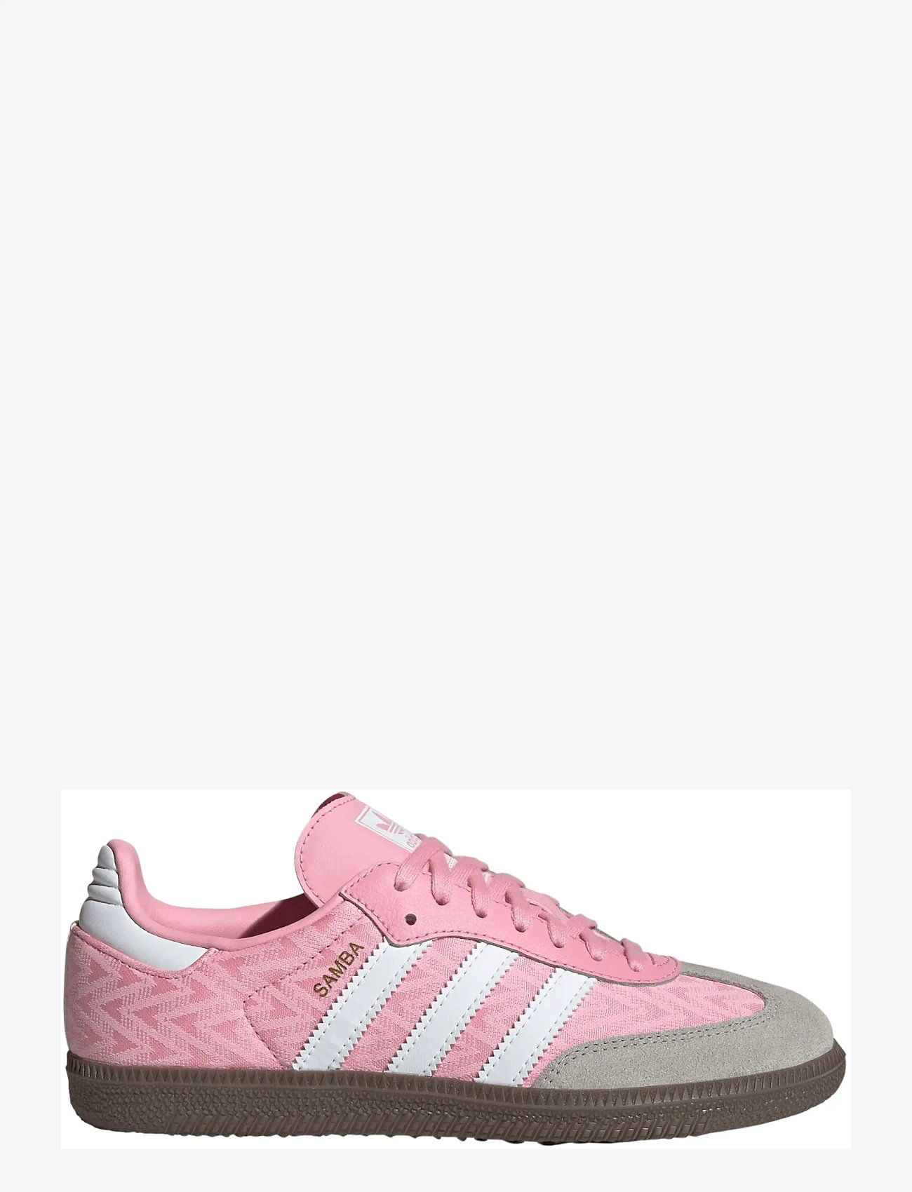 adidas Originals - SAMBA OG J - lave sneakers - ltpink/ftwwht/gum5 - 1