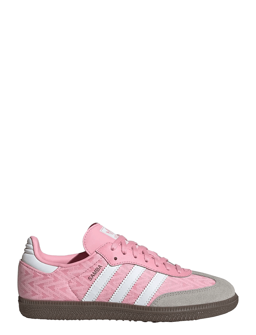 adidas Originals - SAMBA OG J - niedriger schnitt - ltpink/ftwwht/gum5 - 1