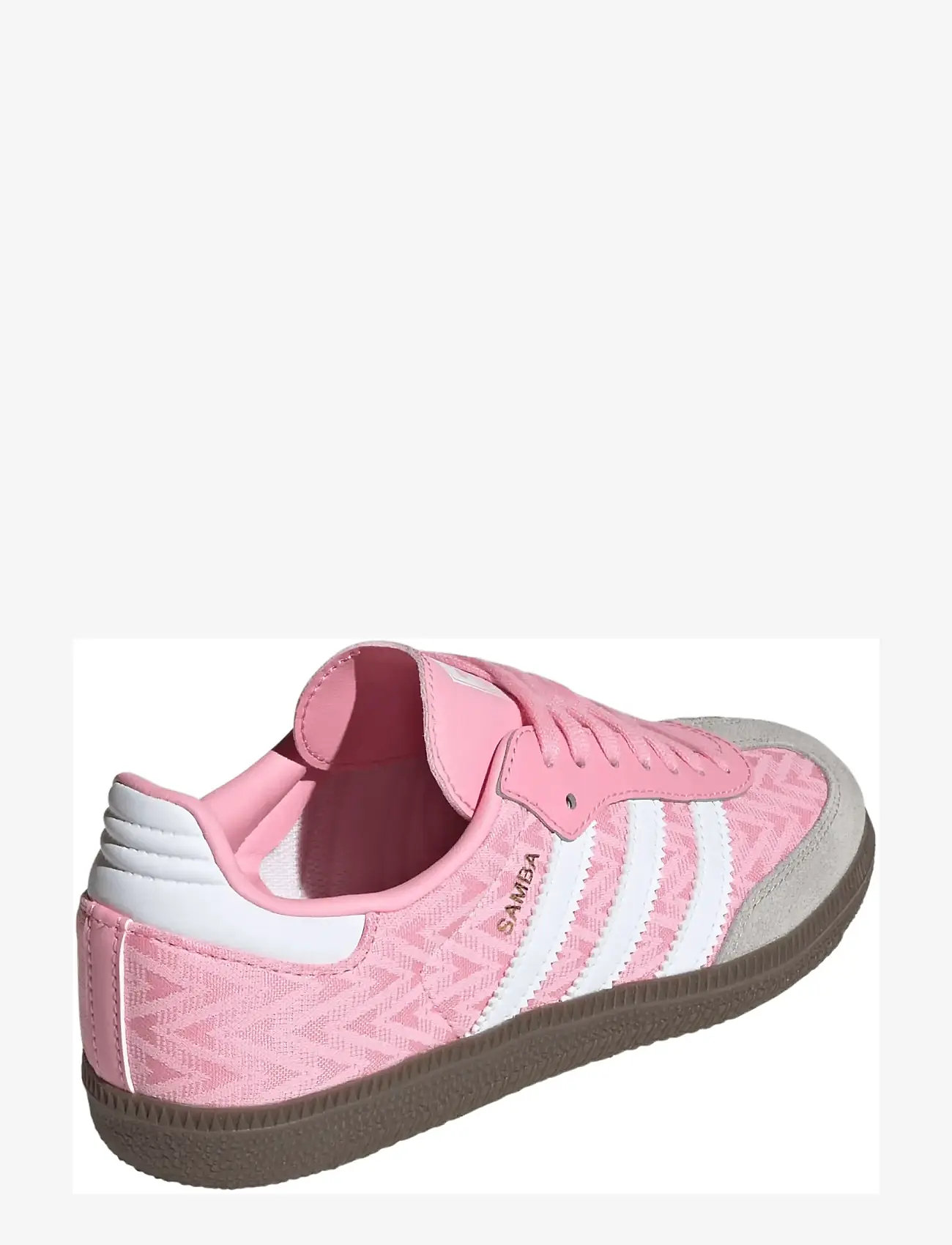adidas Originals - SAMBA OG J - lave sneakers - ltpink/ftwwht/gum5 - 3