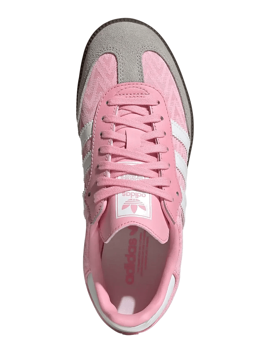 adidas Originals - SAMBA OG J - niedriger schnitt - ltpink/ftwwht/gum5 - 4