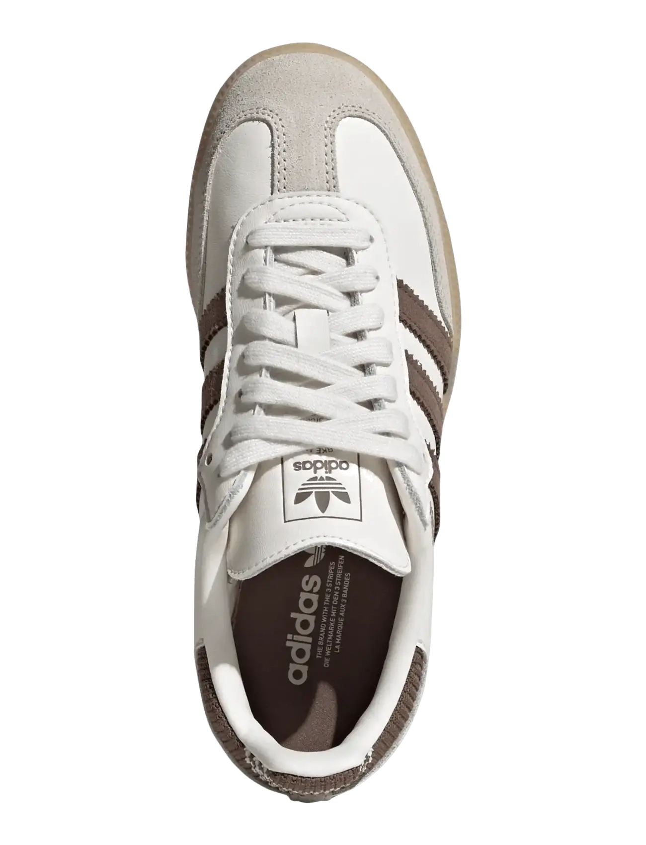 adidas Originals - SAMBA OG J - low-top sneakers - clowhi/earstr/gum3 - 4