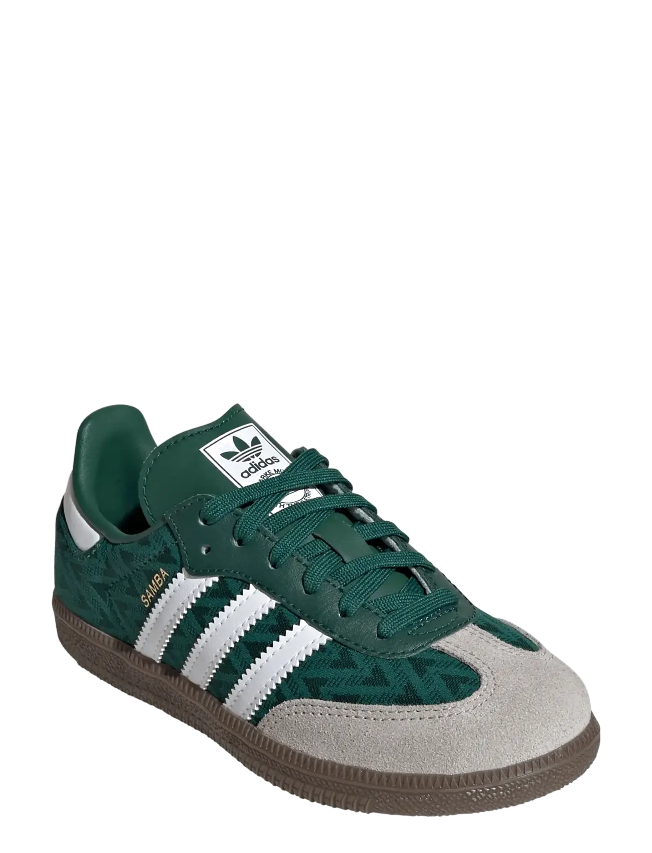 adidas Originals SAMBA OG C - Nayta Kaikki - CGREEN/FTWWHT/GUM5 / green