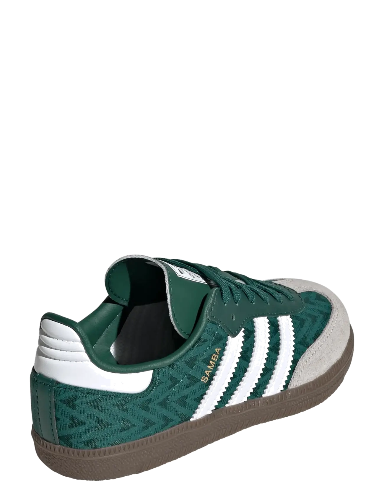 adidas Originals - SAMBA OG C - przed kostkę - cgreen/ftwwht/gum5 - 3