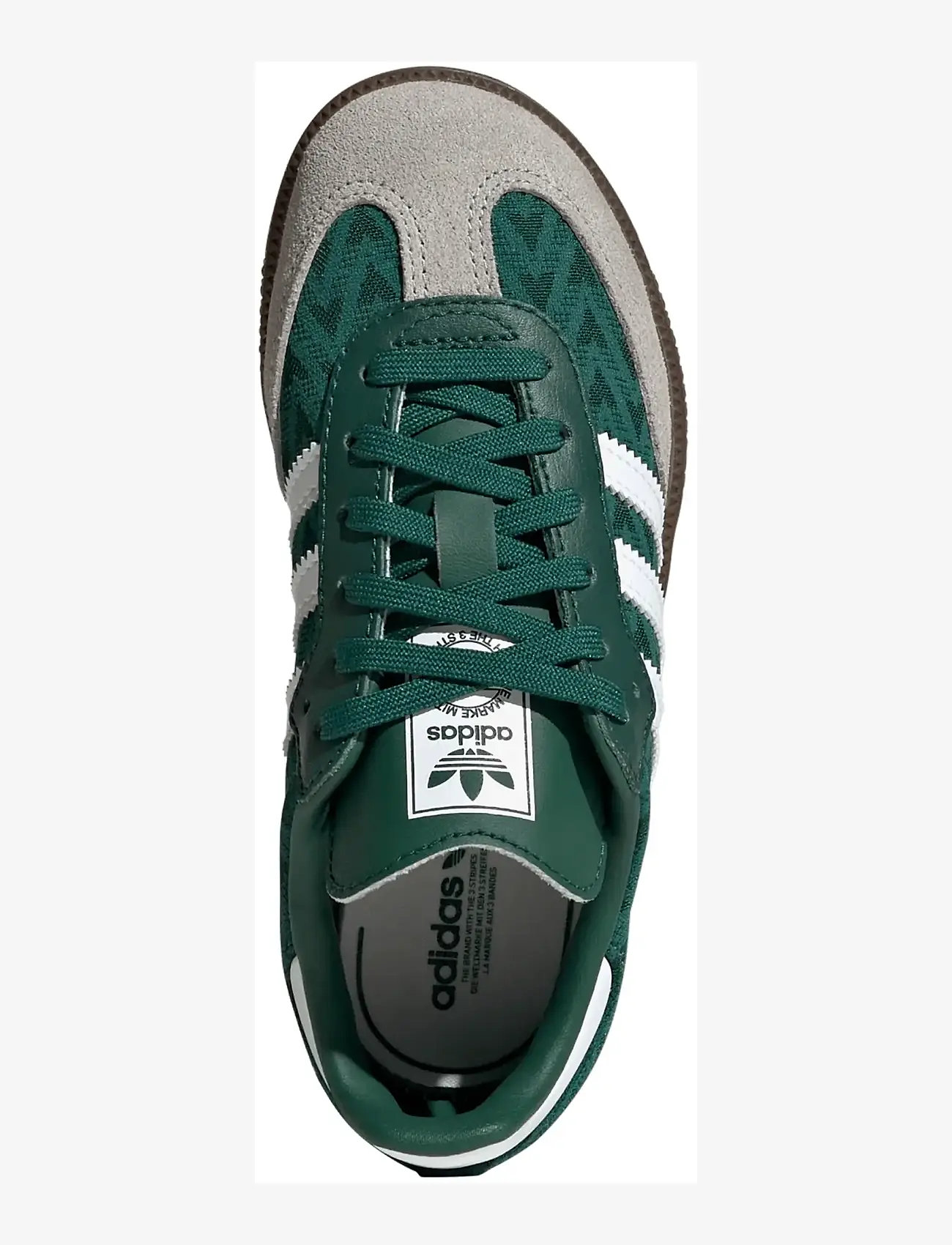 adidas Originals - SAMBA OG C - kõrge säärega tossud - cgreen/ftwwht/gum5 - 4