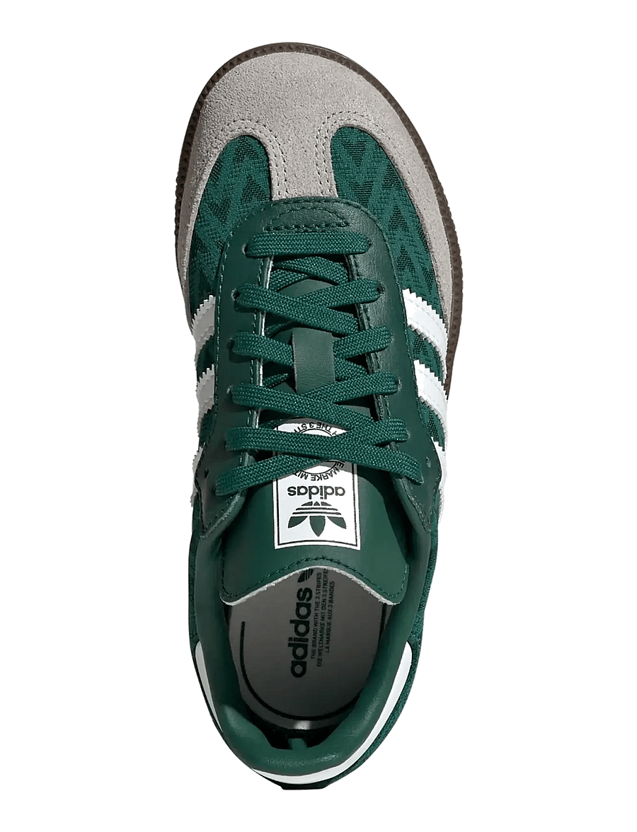adidas Originals - SAMBA OG C - low-top sneakers - cgreen/ftwwht/gum5 - 4