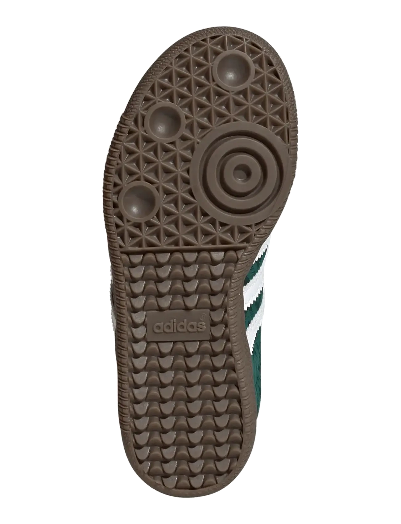 adidas Originals - SAMBA OG C - przed kostkę - cgreen/ftwwht/gum5 - 5