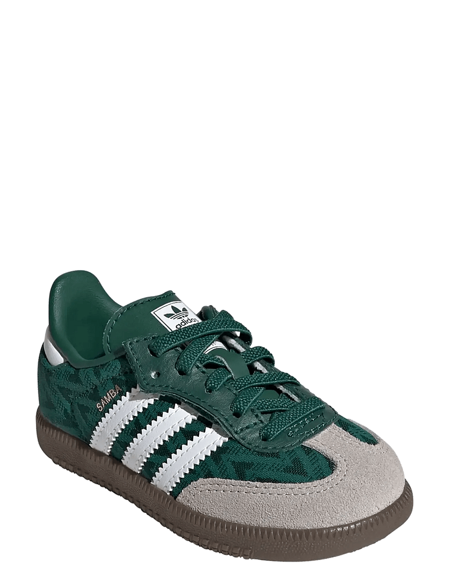 adidas Originals - SAMBA OG CF EL I - baskets basses - cgreen/ftwwht/gum5 - 0