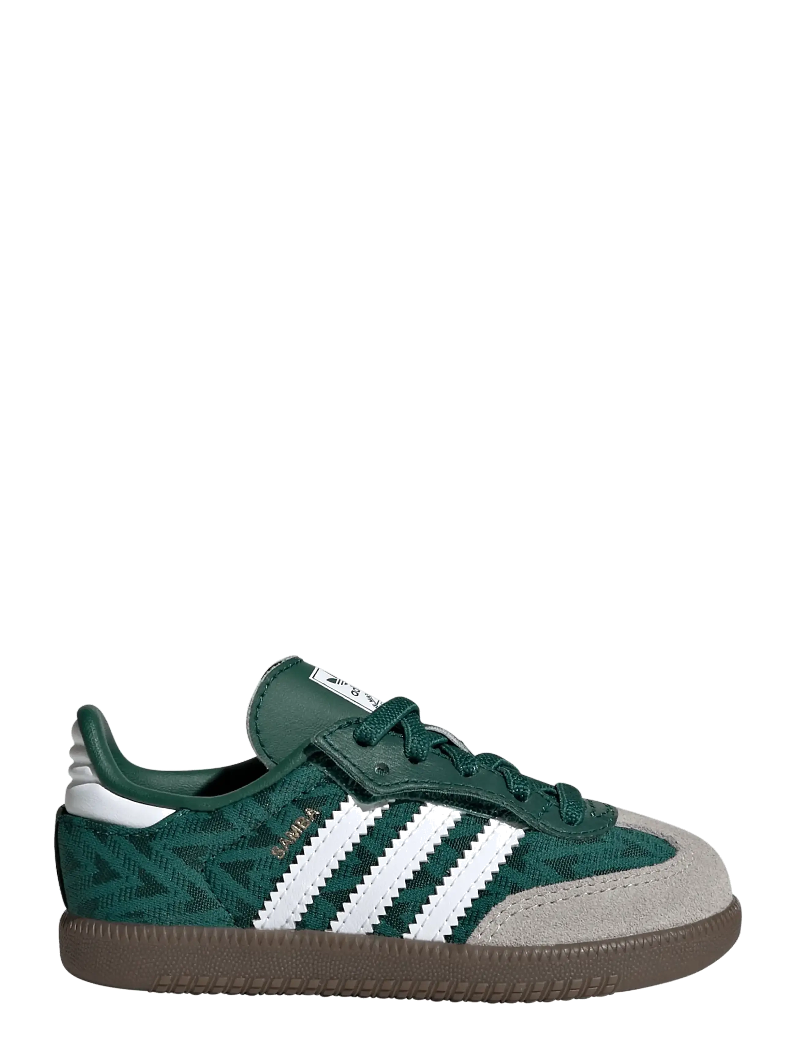 adidas Originals - SAMBA OG CF EL I - niedriger schnitt - cgreen/ftwwht/gum5 - 1