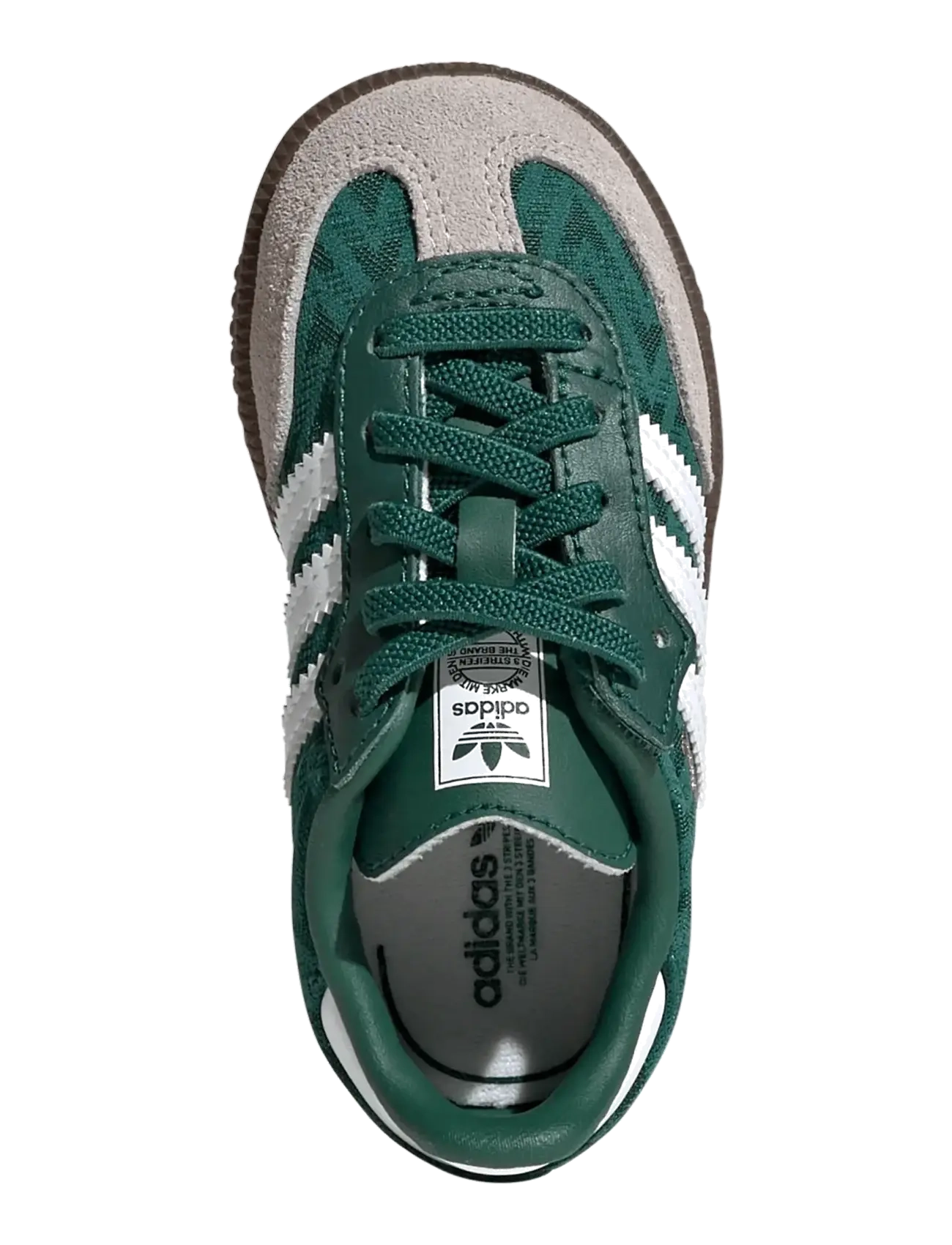 adidas Originals - SAMBA OG CF EL I - niedriger schnitt - cgreen/ftwwht/gum5 - 4