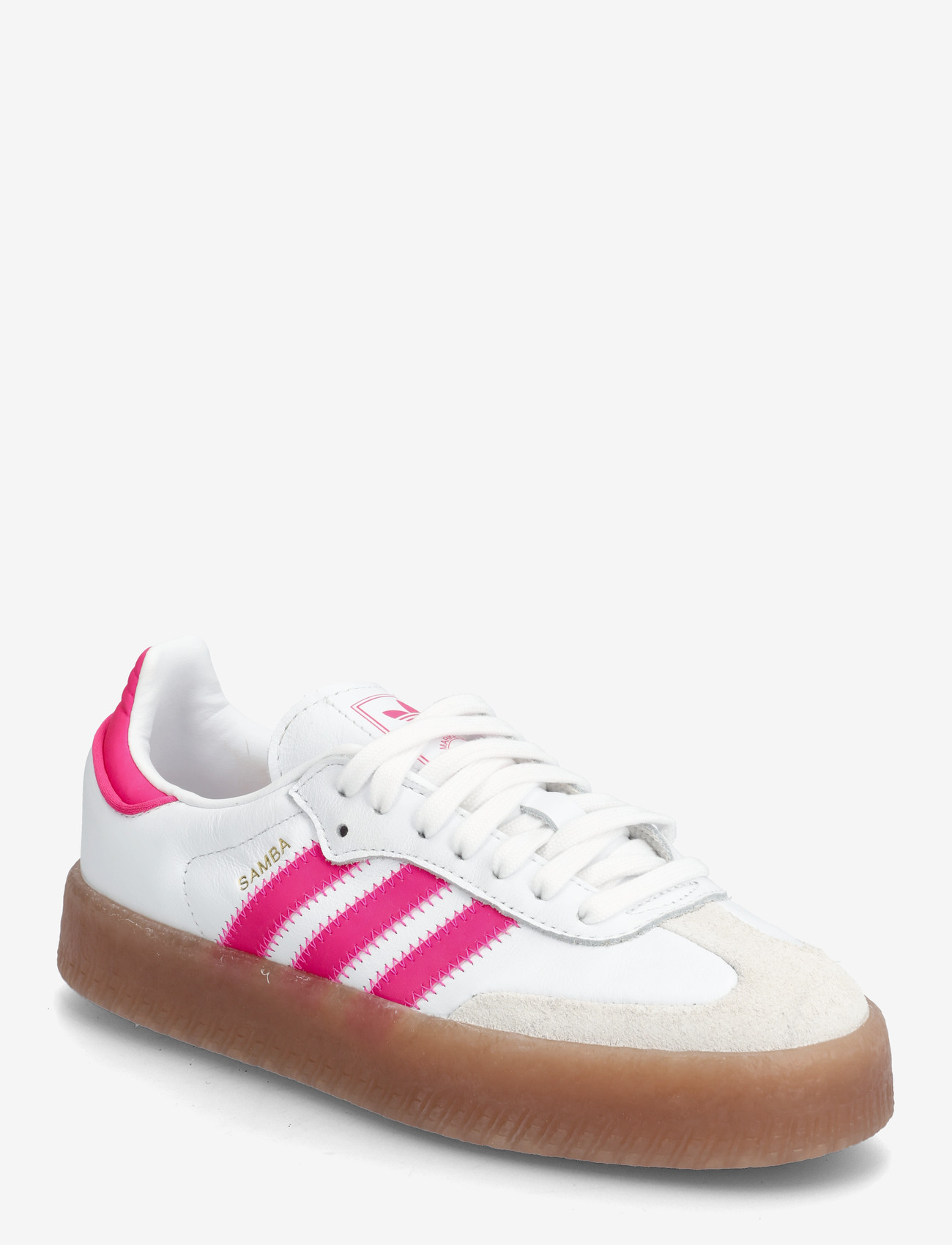 adidas Originals - SAMBAE J - lave sneakers - ftwwht/shopnk/goldmt - 0