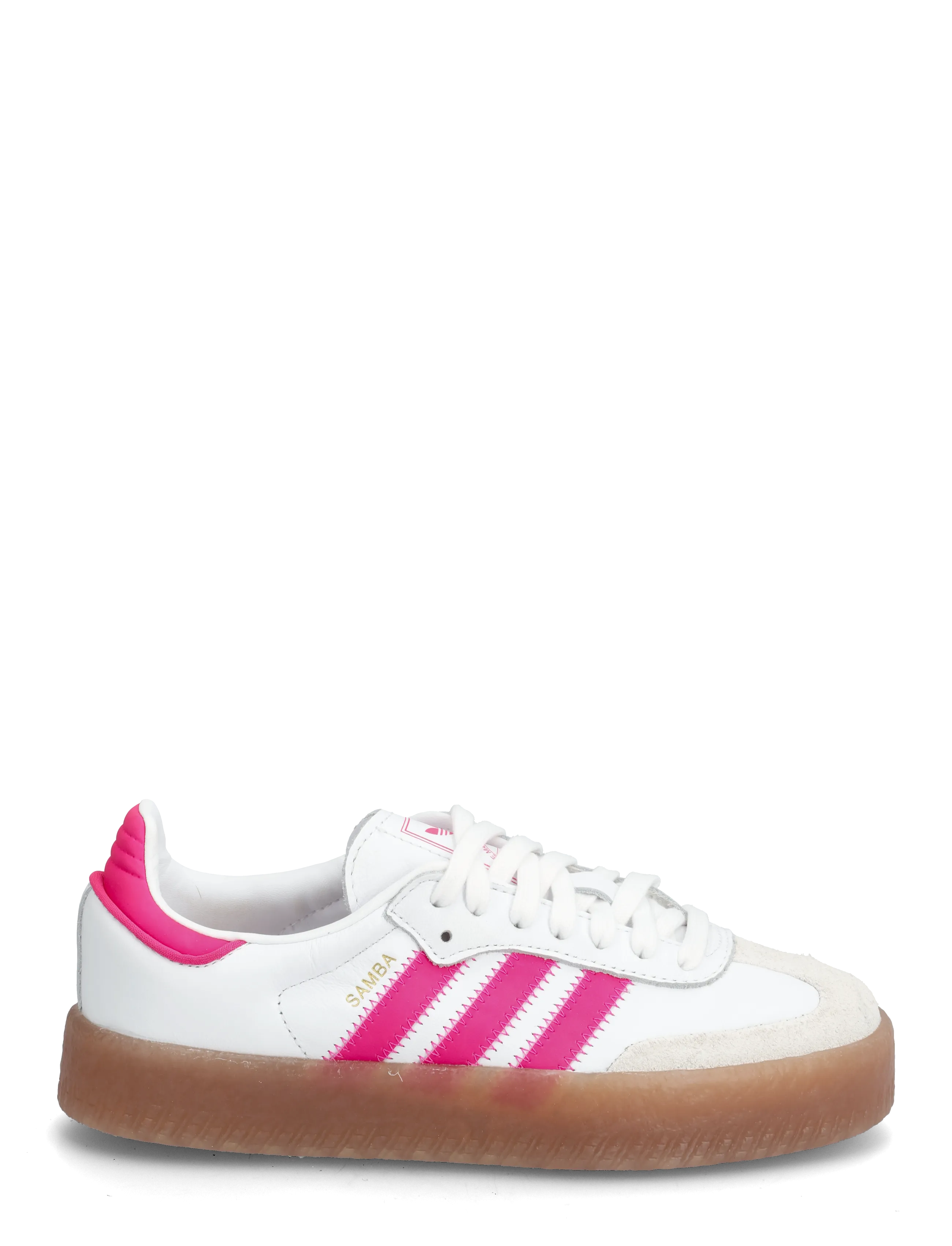 adidas Originals - SAMBAE J - lave sneakers - ftwwht/shopnk/goldmt - 1